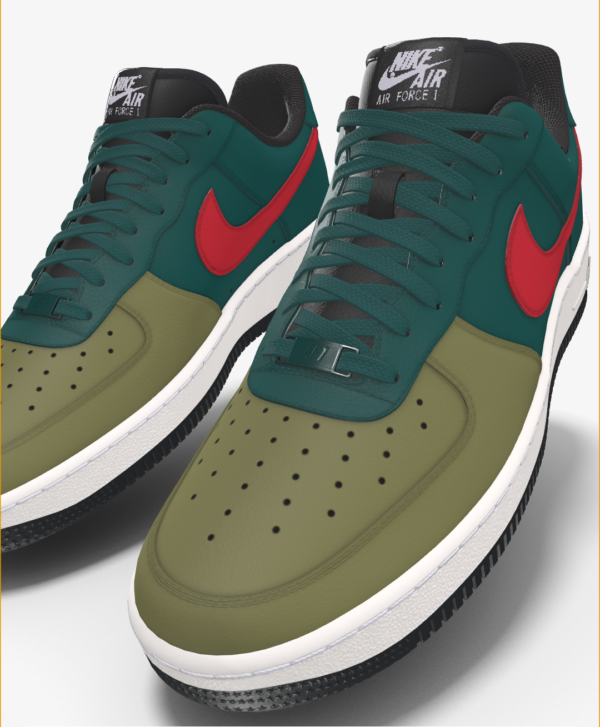 NIKE AIR FORCE 1 LOW BY YOU X HKR DESIGNED V7.5