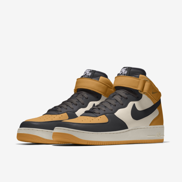 NIKE AIR FORCE 1 MID BY YOU X HKR DESIGNED V12.14